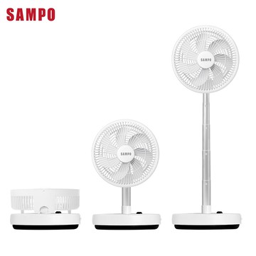 【贈風扇防塵套】SAMPO 聲寶 SK-KP10UD 10吋微電腦摺疊遙控循環扇 電風扇 折疊電扇