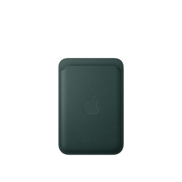 Apple iPhone MagSafe 精細織紋卡套 – 深綠色