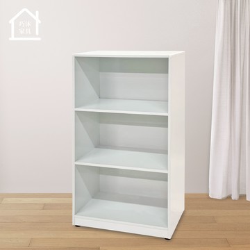 三層塑鋼置物櫃 三格收納櫃 三層櫃 防水防潮塑鋼家具(寬60x深40x高114公分)【巧沐家具】