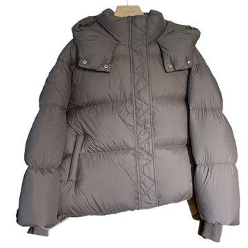 【米蘭精品】現貨+預購 頂級真羽絨外套90%鴨絨羽絨衣秋冬外套保暖上衣大碼休閒女裝-防風女外套2色74mr82