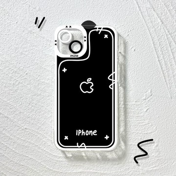 簡約全包邊手機殼 相容 iPhone17 16plus 15Promax 14 13 12 XS 防摔保護套