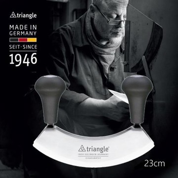 德國TRIANGLE 三角牌不鏽鋼雙刃搖刀23CM(41.232.23.02)