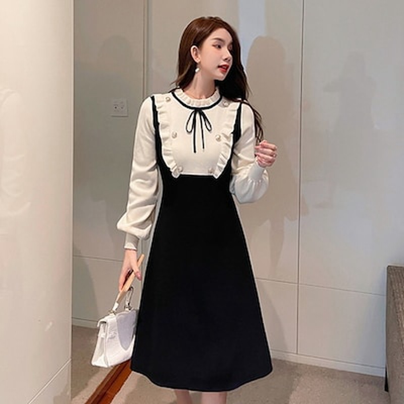 2色 可愛い ニット ワンピース ドレス 女子会 二次会 結婚式 オフィス Ol デート 普段着 通販 Lineポイント最大1 0 Get Lineショッピング