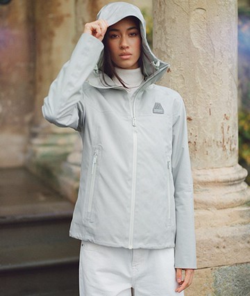 Superdry Women's Waterproof Jacket Green Size: 4