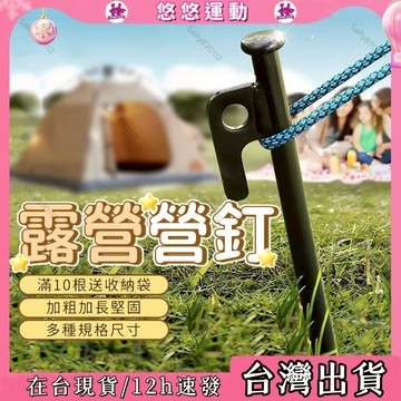 【現貨🔥隔日達】露營營釘 高強度鋼鐵鍛釘 防風固定釘營釘 地釘 帳篷釘 加粗強硬版 露營營釘 露營工具 天幕釘戶外鋼地釘