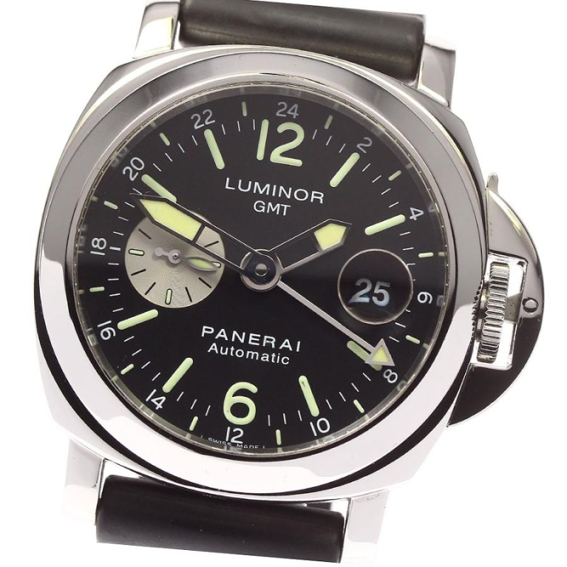 ☆箱・保証書付き【PANERAI】パネライ ルミノール GMT デイト スモールセコンド PAM00088 自動巻き メンズ_730162 |  LINEショッピング