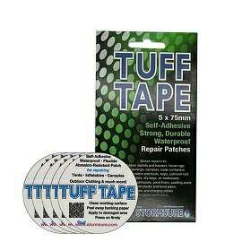[ STORMSURE ] 圓形透明自黏膠片 φ75mm 5入 / 適用衣物、帳篷、各種戶外裝備 / TUFF5x75