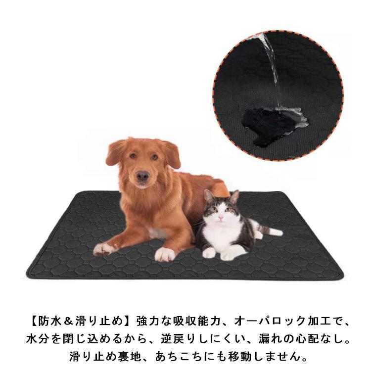 S ベージュ1枚 ペットシーツ 洗える 防水 トイレシート 犬 猫 無地