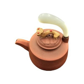 藏古祥館   硃泥茶壺 RYC89