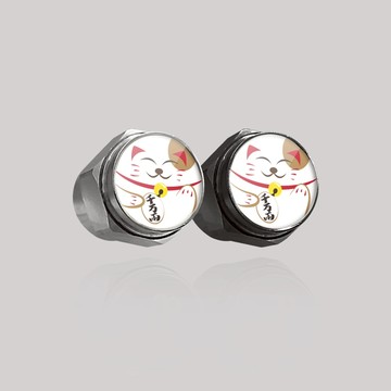 招財貓/汽機車輪胎氣嘴蓋 鋁合金 氣嘴頭 輪胎風嘴 汽嘴蓋 汽嘴帽 SunBrother孫氏兄弟