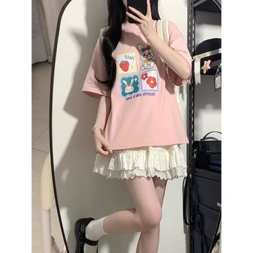 東京歲時記jk女高腰a字百褶裙雪紡多色可愛氣質純色蛋糕裙半身裙