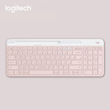 Logitech 羅技 K580 超薄跨平台藍牙鍵盤 / 玫瑰粉