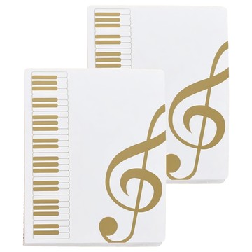 透明內頁袋 80頁160面 樂譜文件夾 A4  白色  2個