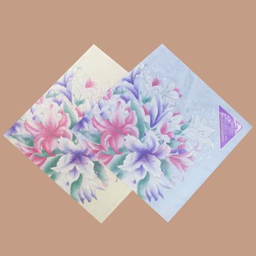 日本純棉女士大手帕手絹方巾和風手帕薄款小圍巾姓名刺繡定制