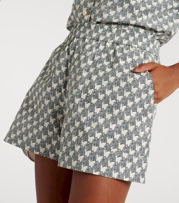 Tory Burch Cotton-blend poplin shorts