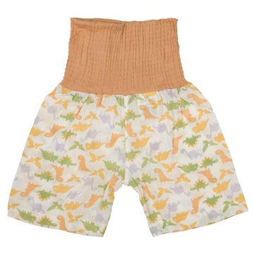 akachan honpo - 幼兒家居褲-附肚圍 恐龍-橘色