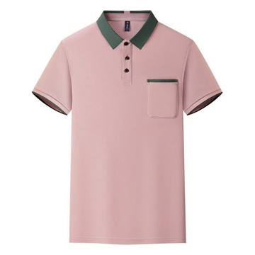 台灣製 商務休閒透氣POLO 口袋Polo衫 高爾夫球衣 撞色口袋工作服 內搭排汗男生上衣 團體POLO服 客製化推介