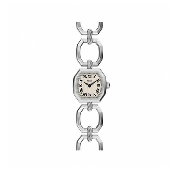 Harlow Mini 永恆八芒羅馬數字手鍊女錶 銀色不鏽鋼錶帶 20 MM ES5485