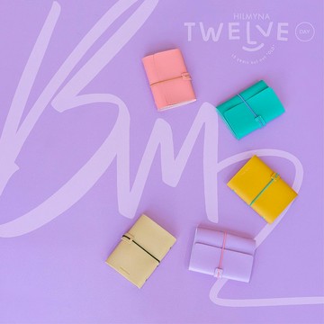 免費姓名蝕刻 HILMYNA Twelve Notebook BM2 A6 可替換內頁 日系色調