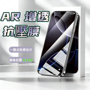 USG抗壓熒幕貼 電鍍抗指紋 iPhone 16 15 14 13 Pro Max 增透 手機膜 保護膜 鋼化膜 玻璃貼