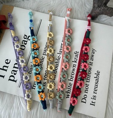 Macrame手作編織飲料提袋/包包吊飾