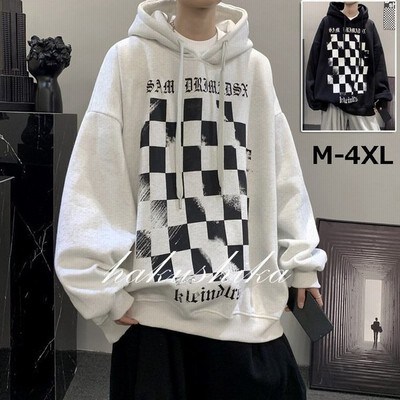 パーカーメンズ チェック柄 大きいサイズ フード付き 和柄 ブルオーバ パーカー 秋 トップス あたっか 通販 Lineポイント最大get Lineショッピング