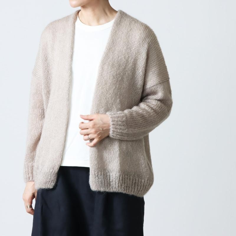 evameva (エヴァムエヴァ) mohair silk cardigan / モヘアシルク ...