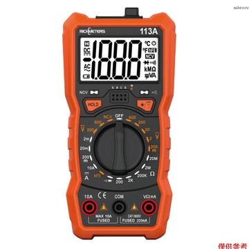 RM113A數字萬用表帶背光電壓表  蜂鳴器帶磁性電阻表 新舊包裝隨機出貨