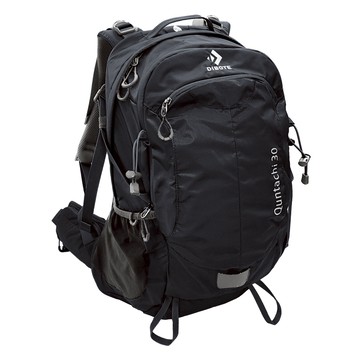 DIBOTE 迪伯特 極輕特仕版 專業登山休閒背包 附背架 + 防水套  特仕黑  中(30 x 16 x 50cm)