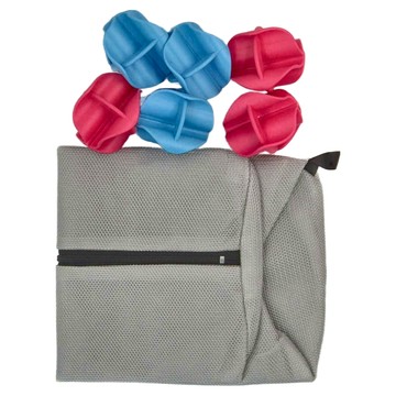 HIKOYA 和彥家 日式呵護型圓柱形洗衣袋組 (橢圓2+6) 防止衣物與洗衣機的摩擦損壞變形  1組