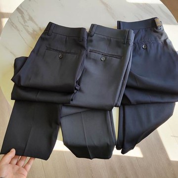 3D立體裁剪！絲滑垂墜！外貿男裝春秋季時尚商務煙管九分休閑西褲