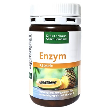 Sanct Bernhard 聖伯納德 鳳梨木瓜酵素膠囊  1罐  90顆