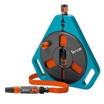 【GARDENA 景觀園藝】卡式平管捲取箱組15M 756