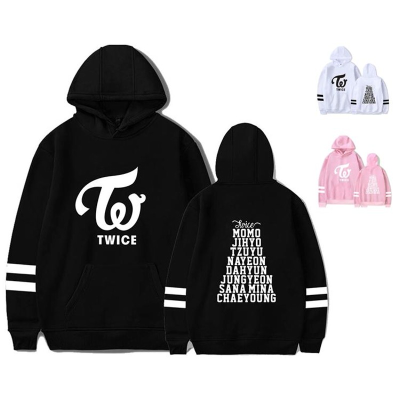 TWICE パーカー 厚手と薄手 男女兼用 スウェット プルオーバー 長袖 服 グッズ レディース メンズ 韓流グッズ ウェア フード付き |  LINEブランドカタログ