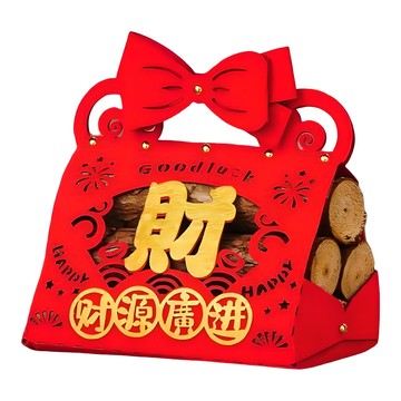 Mass 生活好物 新年裝飾財源廣進擺件 入宅禮物 居家布置裝飾用品  紅色  21 x 23cm