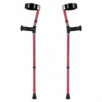 Nova 光星 旋轉工學握把型前臂柺杖 7815 適用身高150~190cm 2支  霧紅色  1套