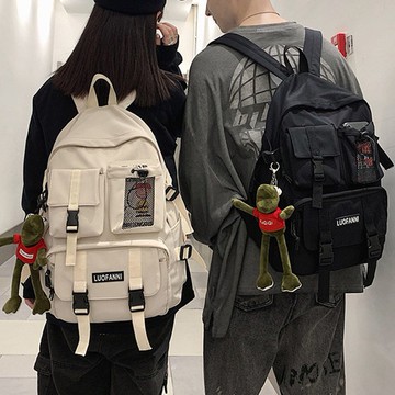 後背包 背包 包包 大學生 書包 大容量後背包 素色 學生後背包 筆電背包 雙肩包 大容量 韓版 背包 男生背包