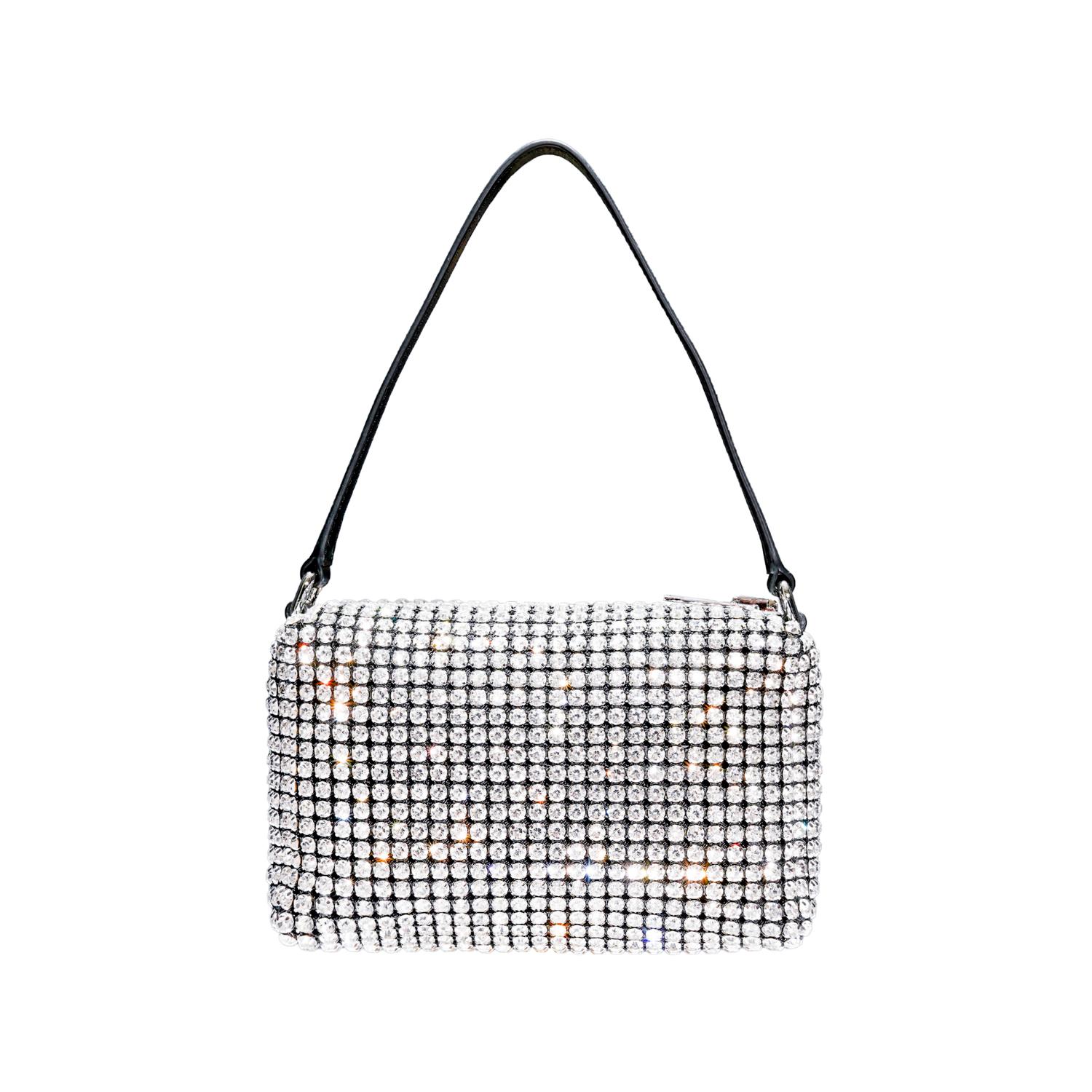 alexanderwang heiress 水鑽網眼手拿包