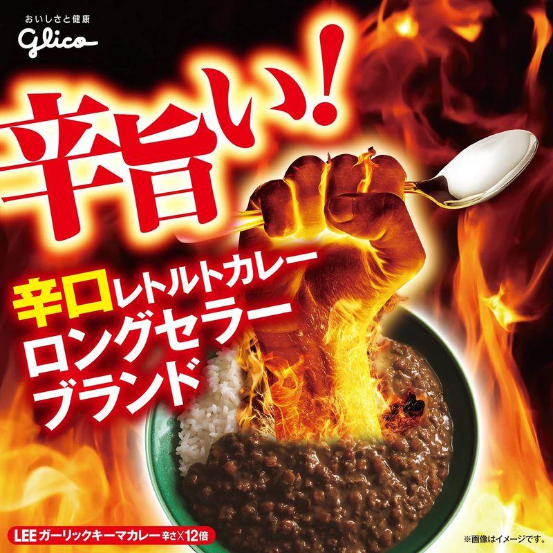 江崎グリコ LEEガーリックキーマカレー辛さ×12倍 150g ×10個