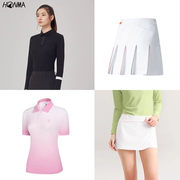 HONMA 本間高爾夫 女款運動POLO衫/短裙 日本高爾夫專業品牌(XS~L多款多色任選)