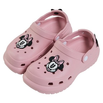 MICKEY MOUSE 米奇 女童款 米妮立體造型厚底園丁鞋 125949  霧粉色  20 cm