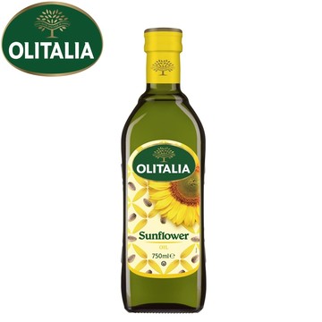【Olitalia 奧利塔】頂級葵花油(1000ml/瓶)~含豐富不飽和Omega-3-超商限訂購2瓶@