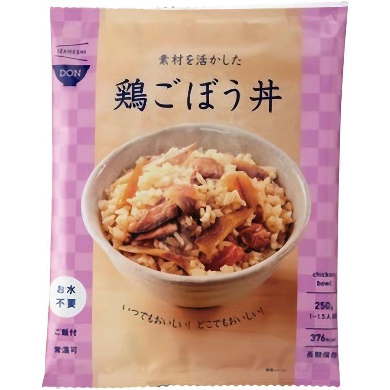 長期保存食 イザメシ IZAMESHI DON 素材をいかした鶏ごぼう丼×20個