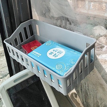 挖掘機收納盒駕駛室儲物盒貨車粘貼式吸盤置物架挖機用品手機支架