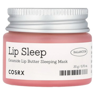 CosRx, Lip Sleep，神經醯胺潤唇晚安唇膜，0.70 盎司（20 克）