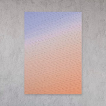 【客製化】裝飾畫 / 壓克力畫 / 橙色 / 紫色 - 質感 家居佈置