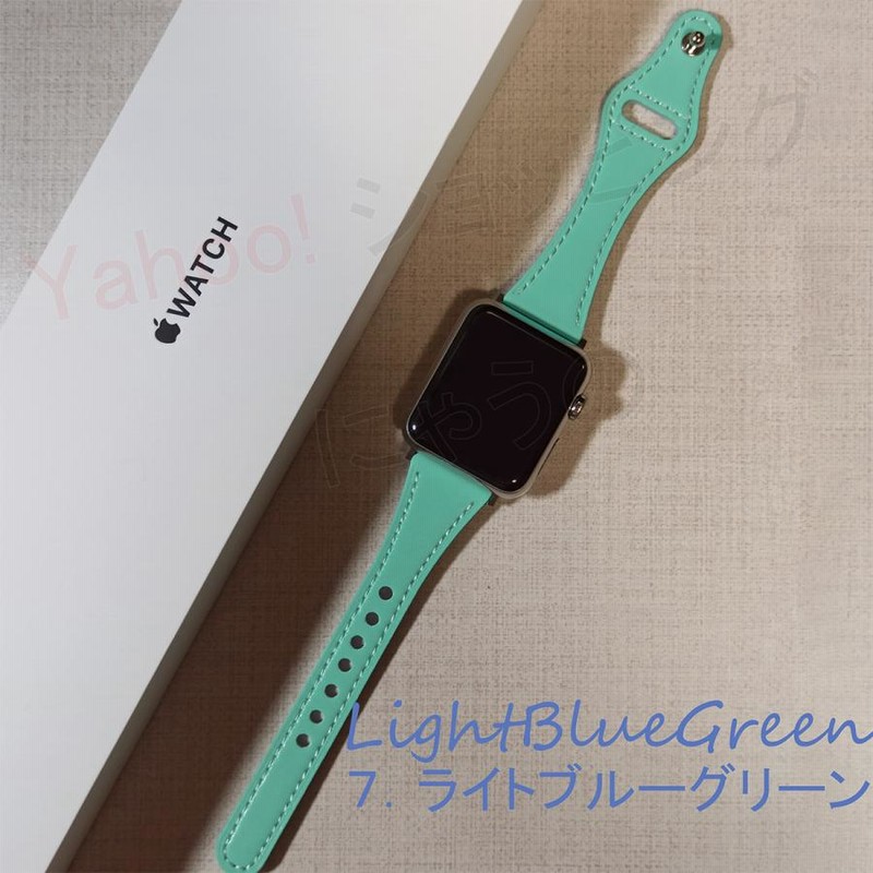 新作通販 521〇14 アップルウォッチ ベルト 革 38 40 41 グリーン シルバー アップルウォッチ レザー ベルト グリーン Apple 38 40 41