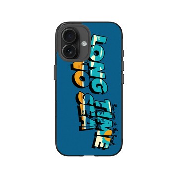 iPhone 16 Clear (相機按鈕) 酷墨灰 - KID - LONG TIME NO SEA 沙灘款