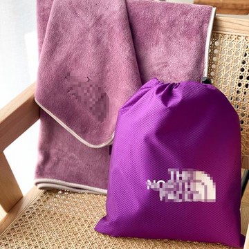 the North 北面潮牌毛巾浴巾兩件套納米超細纖維團購禮品毛巾