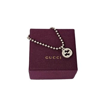 gucci 新款高質感圓鍊大LOGO造型手鍊